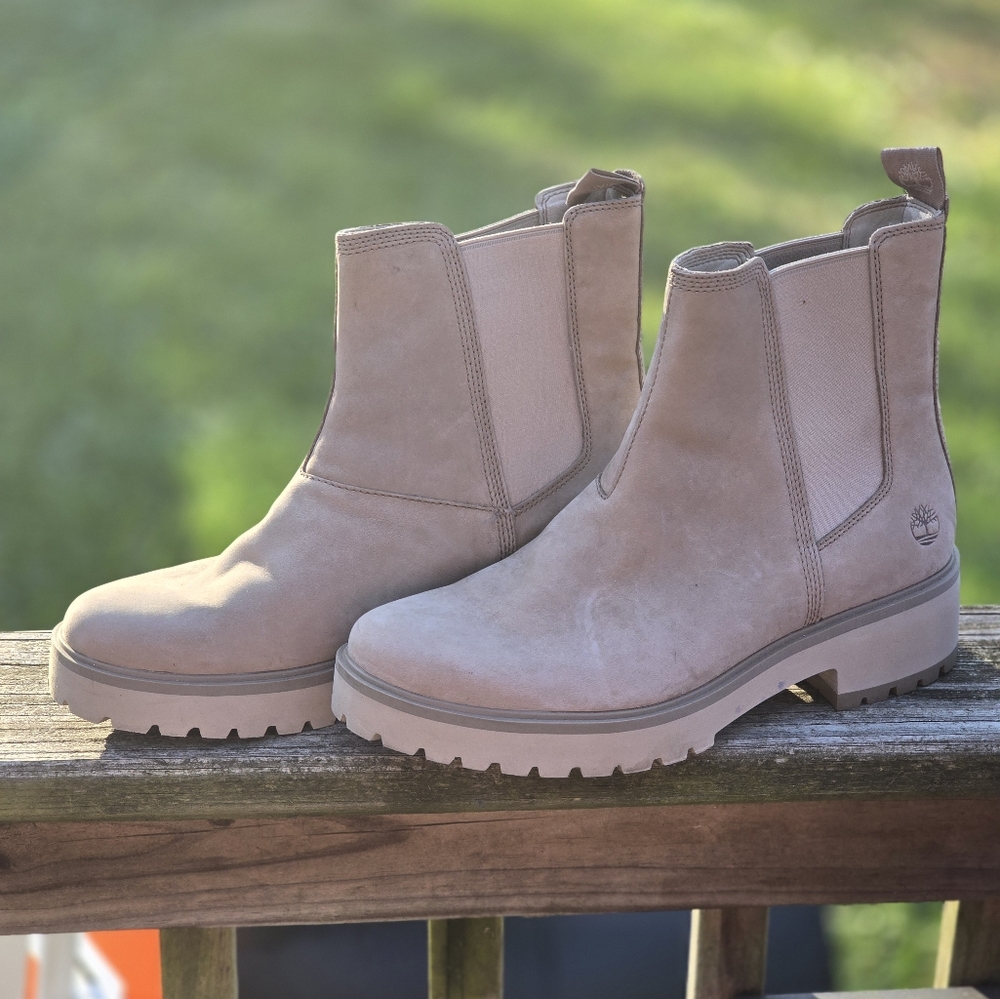 Timberland Women's Carnaby Chelsea Suede Boots 10